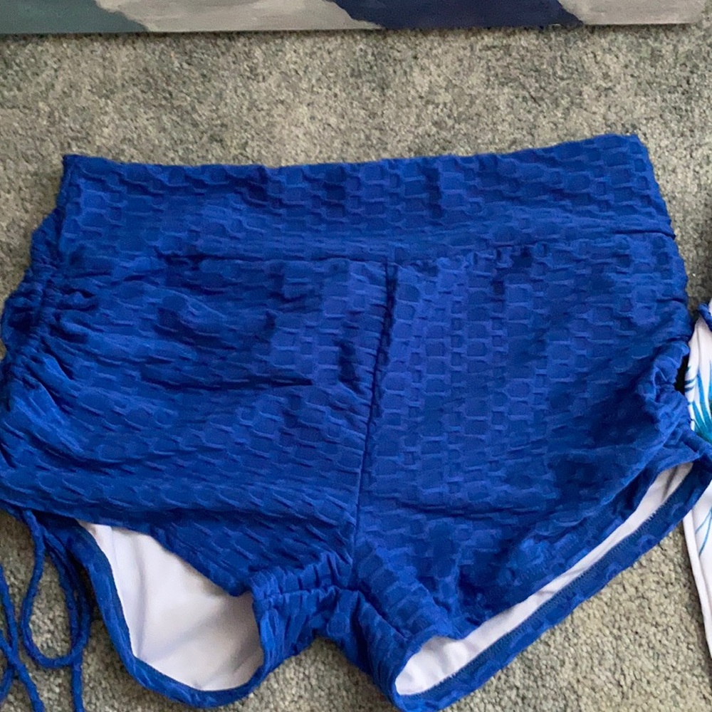 Royal blue swim shorts